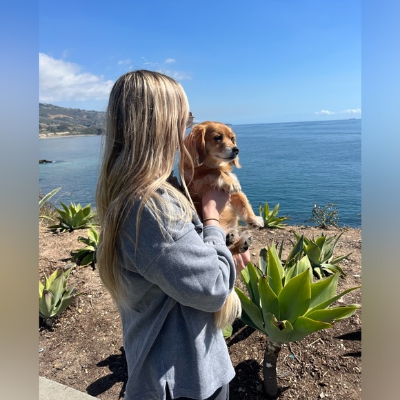 Madewell Grey Ribbed Shacket - Picture 6 of 6